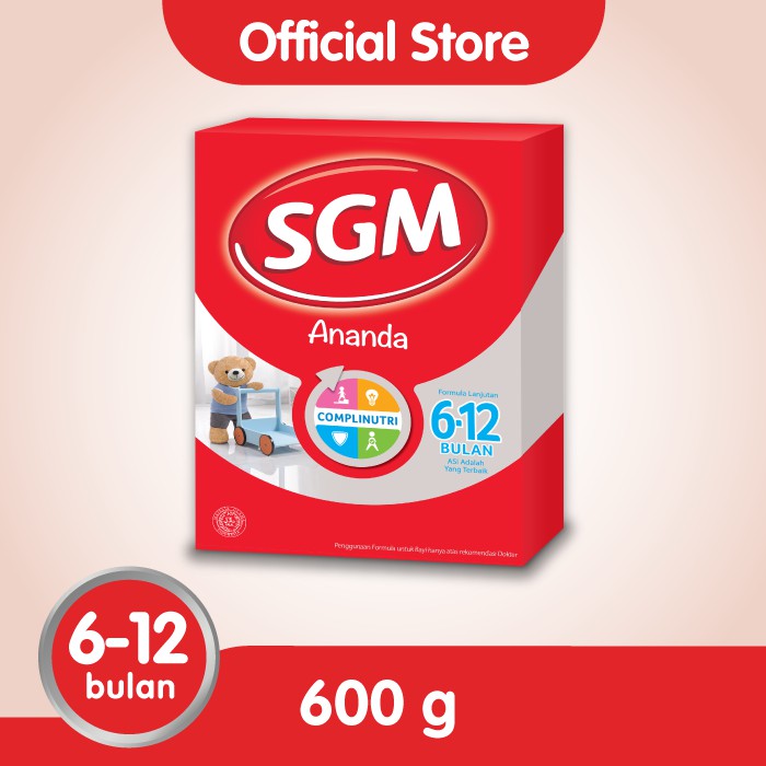 SGM Ananda 2 (6-12 Bulan) Formula Bayi Bubuk 600 GR