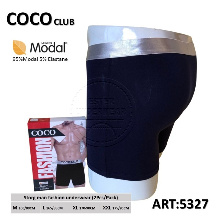 Celana Boxer Pria COCO CC 5327 ISI-2 Pcs/Pack