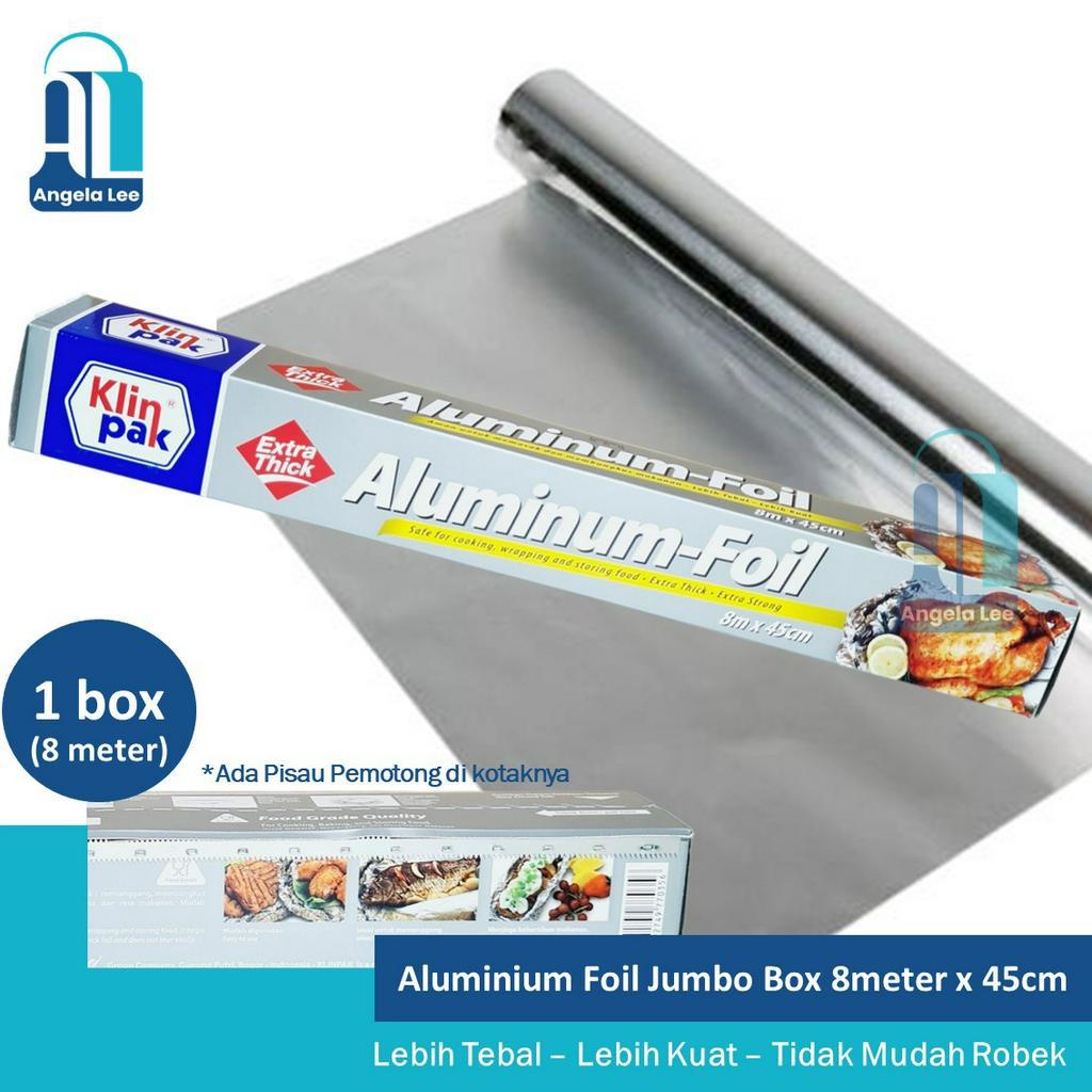 Klinpak Aluminium Foil Jumbo Box 8m x 45cm