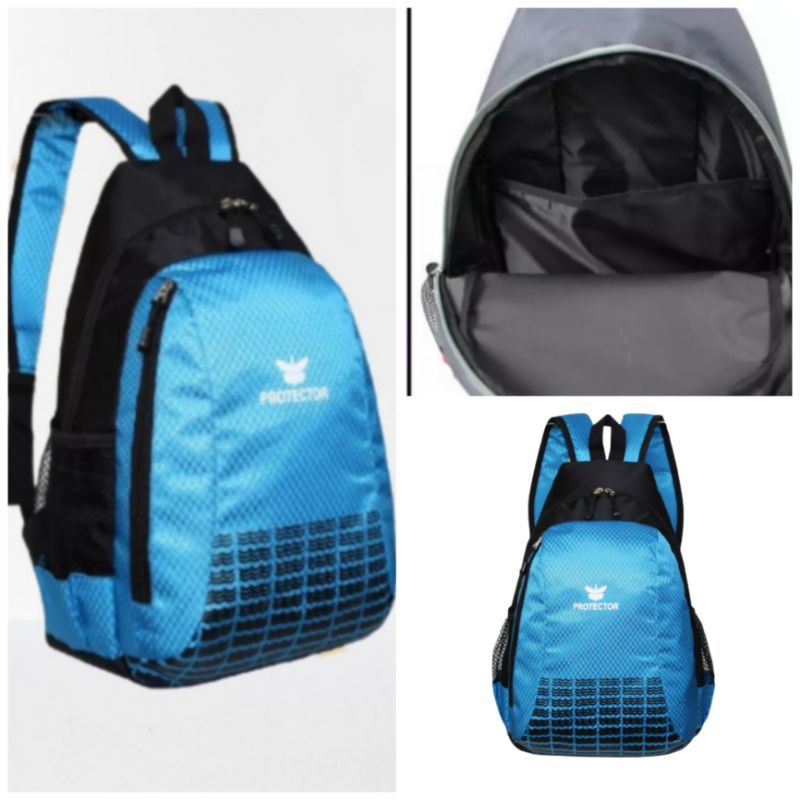 TAS RANSEL PRIA WANITA MURAH {Biru Hitam}