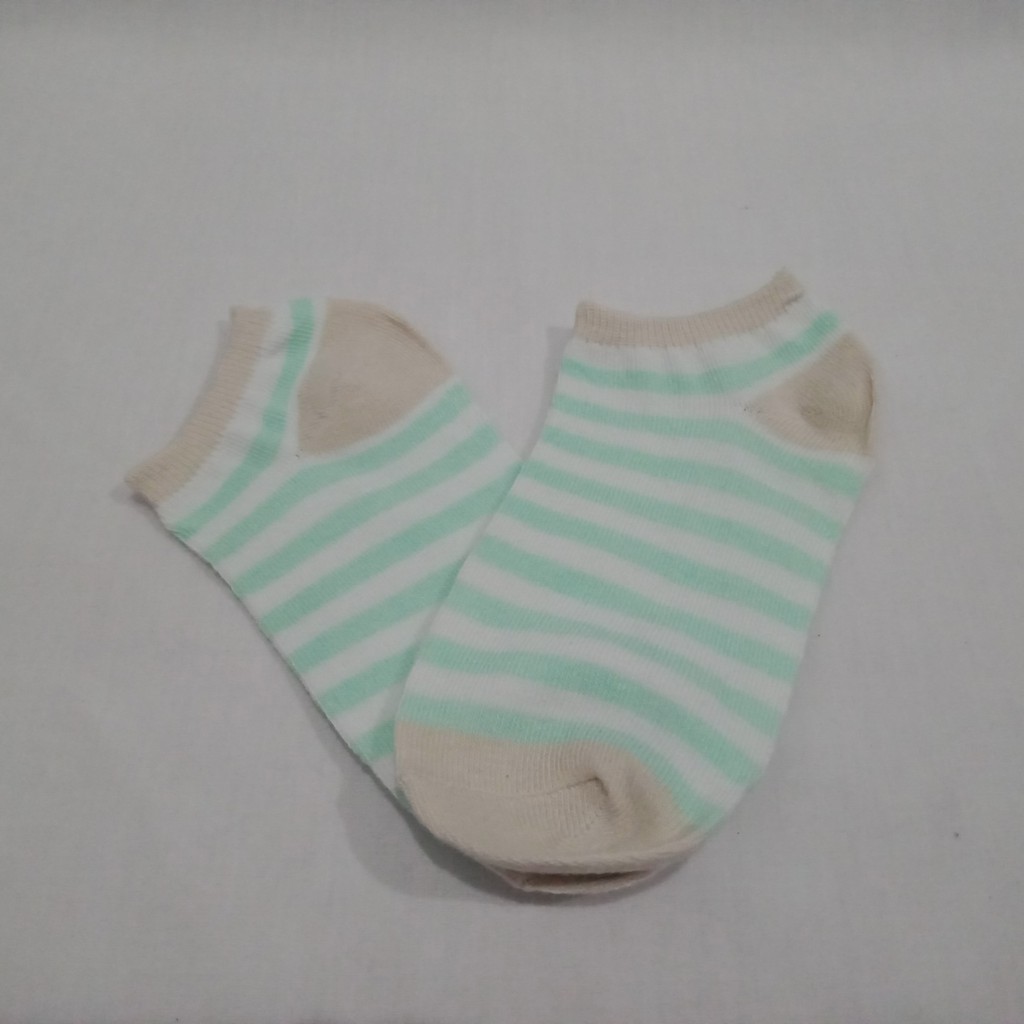 FAYES Kaos Kaki Wanita Ankle Kaos kaki Cute Kaos Kaki Motif Kaos Kaki Semata Kaki Socks U16-H02 CREAM