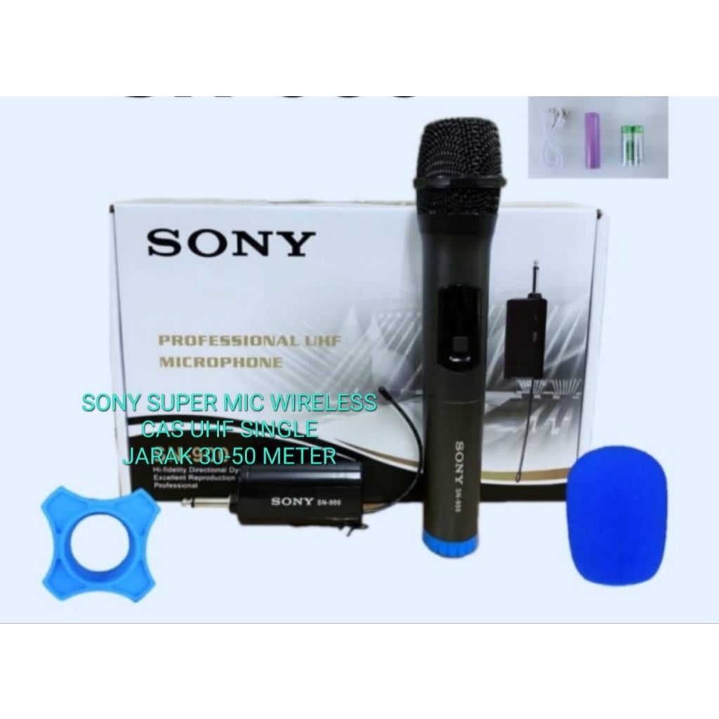 G640 SONY SUPER MIC WIRELESS CAS UHF SINGLE JARAK JAUH SONI DIGITAL LCD MIK WIRELES MIKROPON MIKROPH