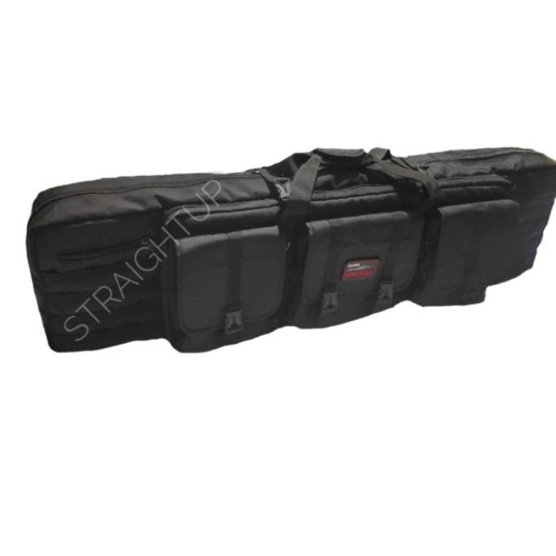 Tas Senjata Laras Panjang 80cm airsoft gun bag 2 kompertement