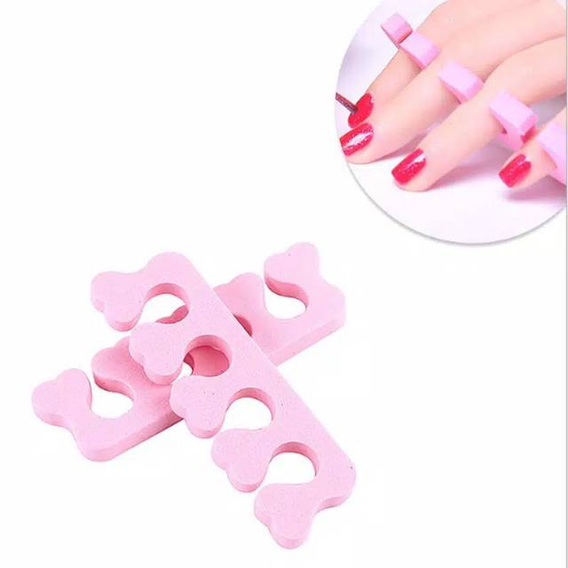 Nail separator pemisah jari tangan / pemisah jari kaki untuk nailart