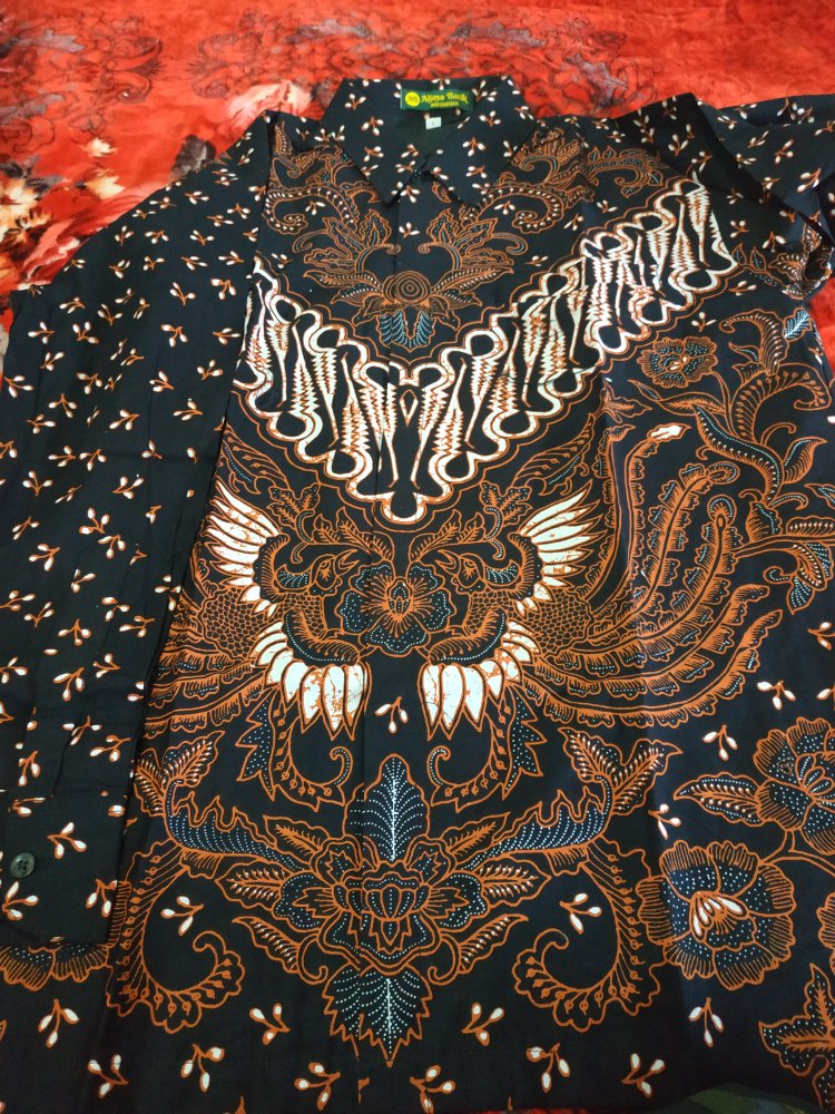 Batik Pria Solo Furing Wening Primisima Kusuma Sogan Coklat