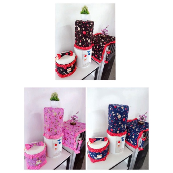 tutup galon,kulkas dan magiccom motif bunga / dewasa