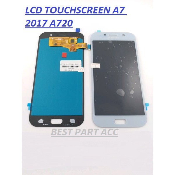 LCD Touchscreen Samsung A7 2017 Fullset Original