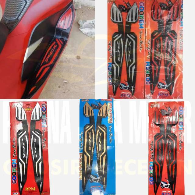 Karpet Pcx 150 Pijakan Kaki Honda Pcx Karet Premium KING DIAMOND89