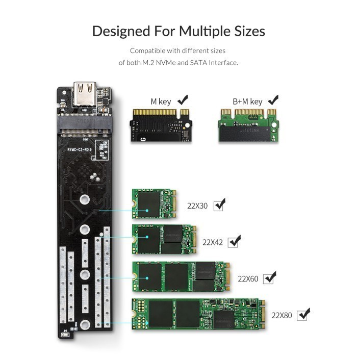 ORICO TCM2M-C3 M.2 SSD Enclosure