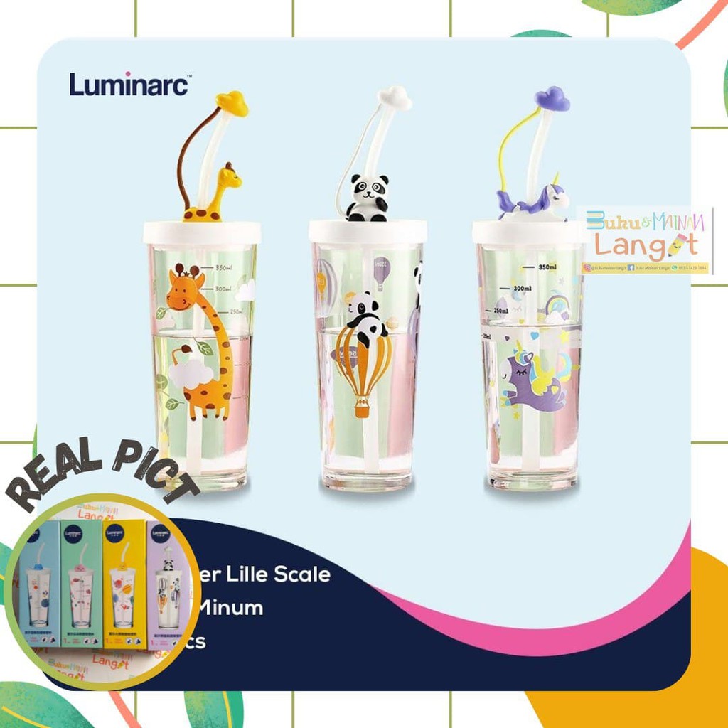 LUMINARC GELAS TUMBLER LILLE SERIES UKURAN 425 ML