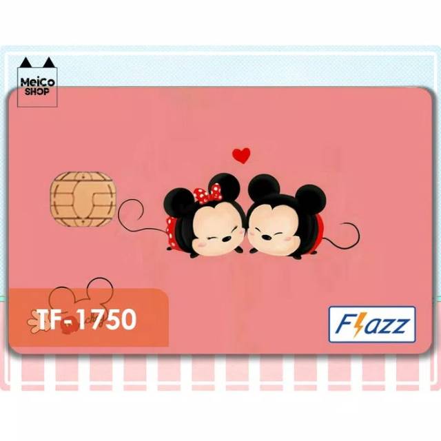 

[TF-1750] Sticker Flazz BCA Meico - Mickey & Minnie Mouse