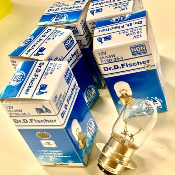 DR.D.FISCHER LAMPU MOTOR BEAT STANDAR 35W/35W rod14 Juara