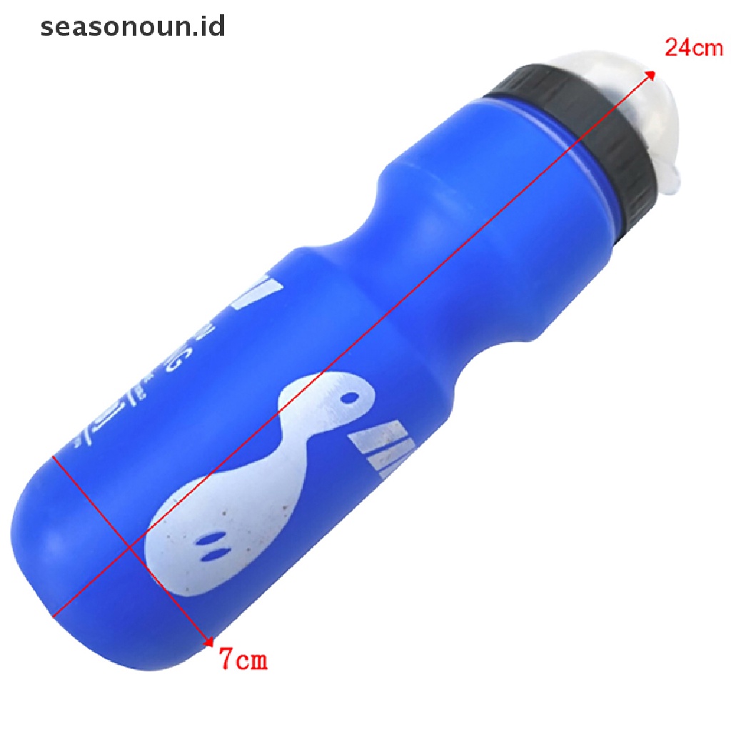 【seasonoun】 750ml outdoor hiking bike bicycle cycling drink jug water bottle w/ dust cover .
