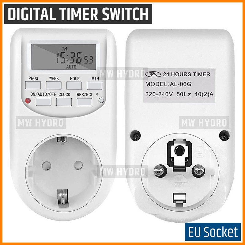 Programmable Digital Timer Switch - Stop Kontak - 16 Program On/Off