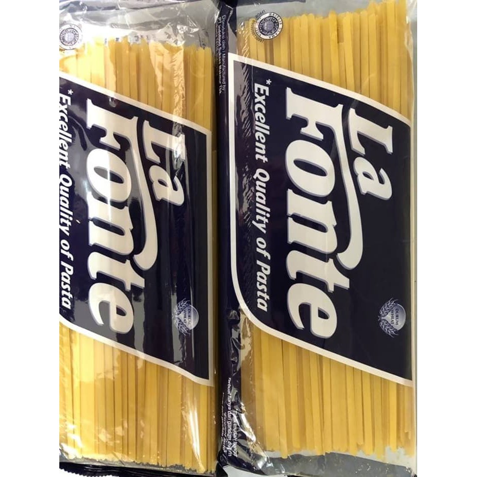 La Fonte Pasta Fettuccine/ mie kering/ pasta gepeng 750grm