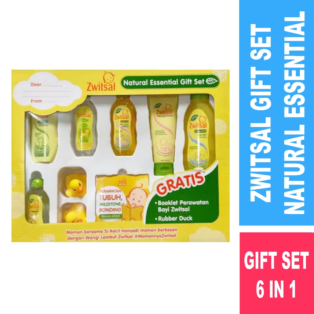 COD Zwitsal Essential Baby Gift Set Hampers Bayi Zwitsal Natural Paket Perlengkapan Bayi