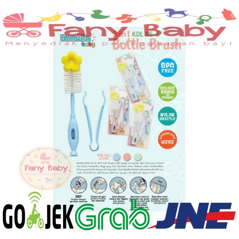 KANDILA BABY BOTTLE &amp; NIPPLE 3IN1 / KDL 06-5