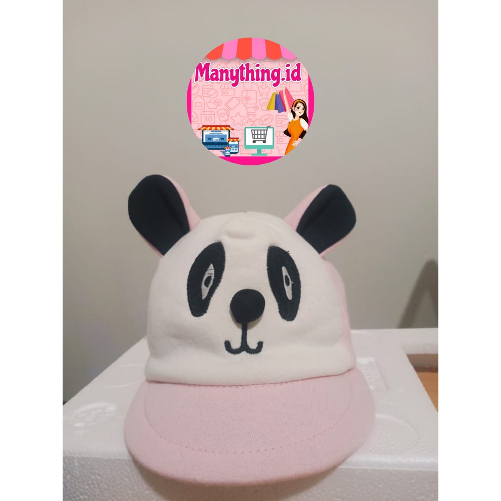 TERMURAH TOPI ANAK BAYI KARAKTER PANDA / TOPI ANAK BAYI KARAKTER / TOPI ANAK MURAH