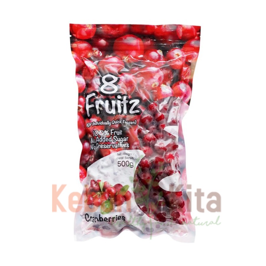 

8 Fruitz IQF Cranberries 500 Gr
