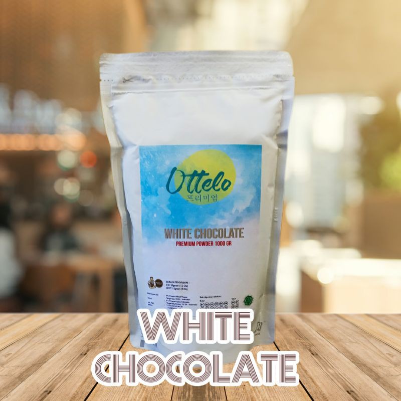 

Powder WHITE CHOCOLATE 1000gr Merk Ottelo Bubuk Minuman Premium Halal