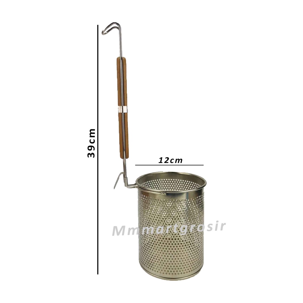 Saringan Mie Stainless / Saringan Mie &amp; Bakso / Kocokan Mi Pasta / Saringan Serbaguna