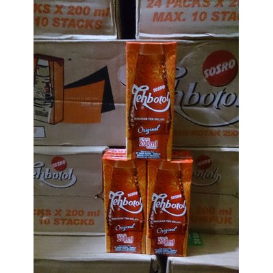 

Teh botol Sosro Kotak 200 Ml Isi 24 Pcs