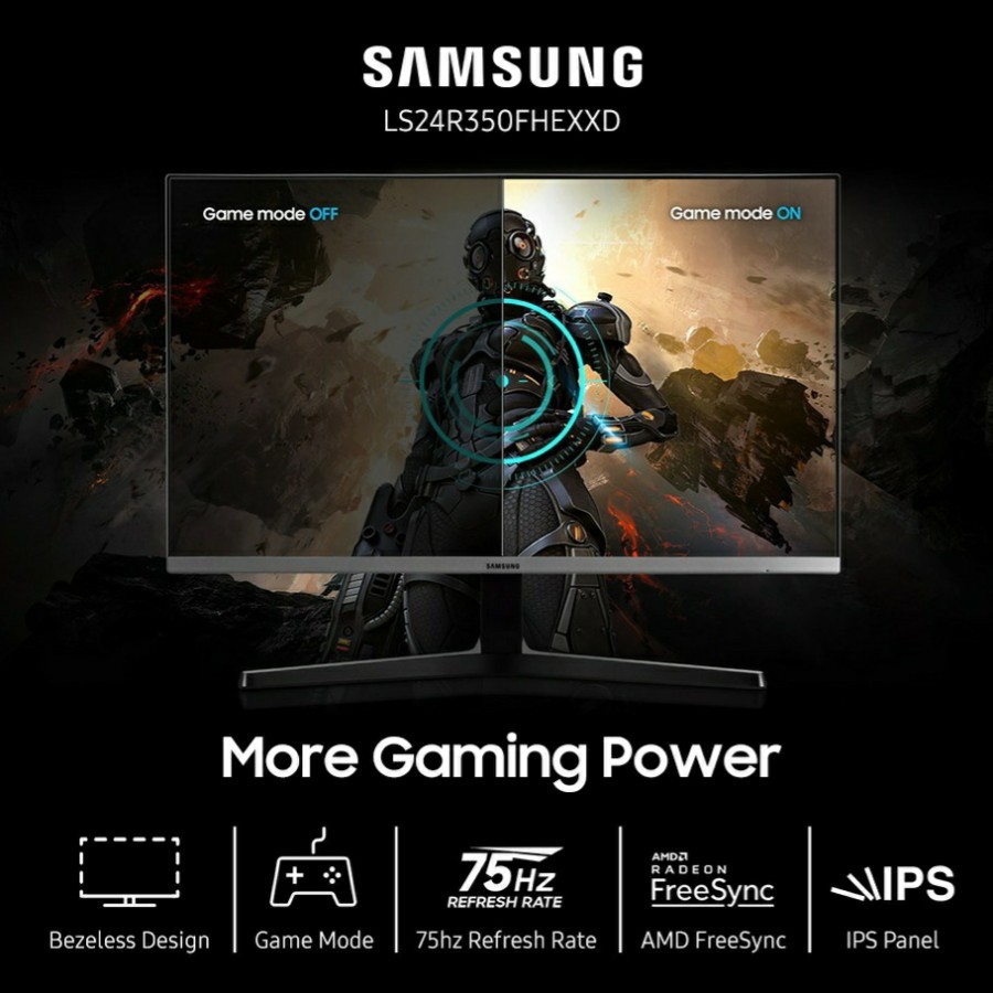 Monitor Samsung 24R350 IPS 75hz freesync fhd | LS24R350 FHEXXD S24R350