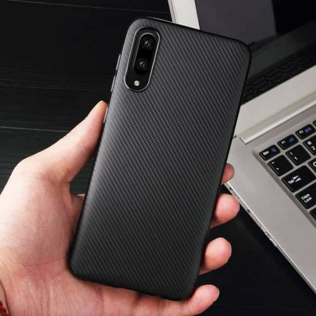 Carbon case SAMSUNG A20/A20s/A30/A50/A70/A30s/A50s/M30s/A51/A71 softcase tekstur garis anti slip