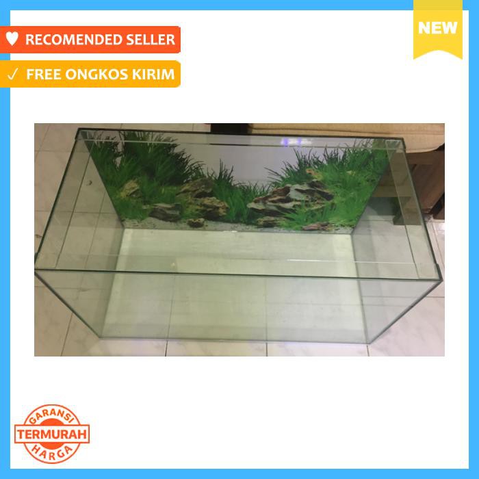 Akuarium Aquarium Custom Ukuran 80x40x40 Cm 80 X 40 X 40 Kaca 5 Mm