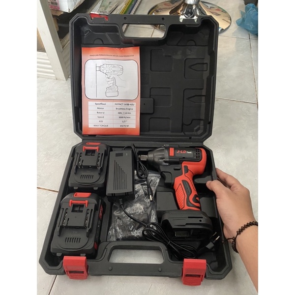 JLD Tool CORDLESS DRIL SET BRUSHLESS, BOR IMPACT BATERAI 2