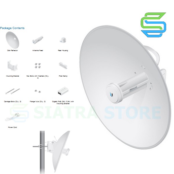 Ubiquiti PBE 5AC Gen2 PowerBeam 5Ghz AC Gen2 25dBi