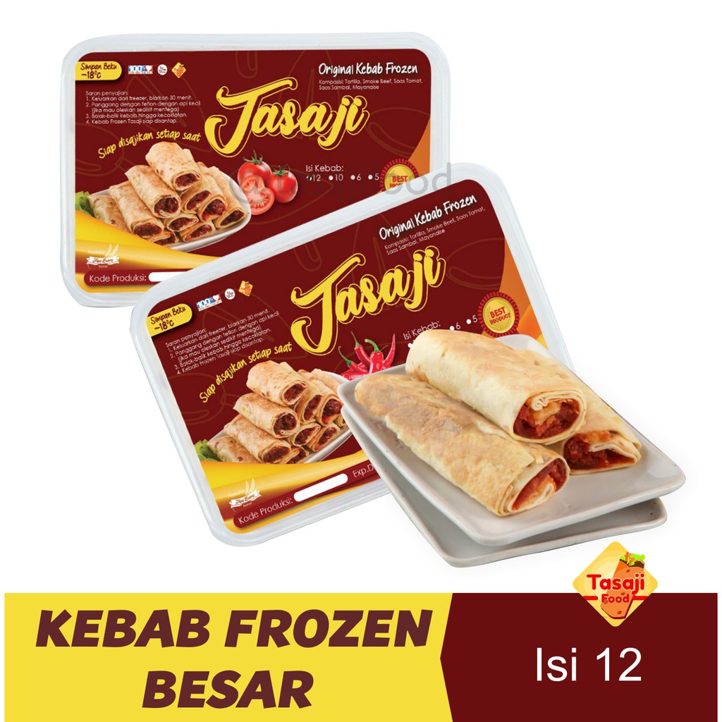 

New Kebab Frozen Besar isi 12, Seru buat makan ramai ramai