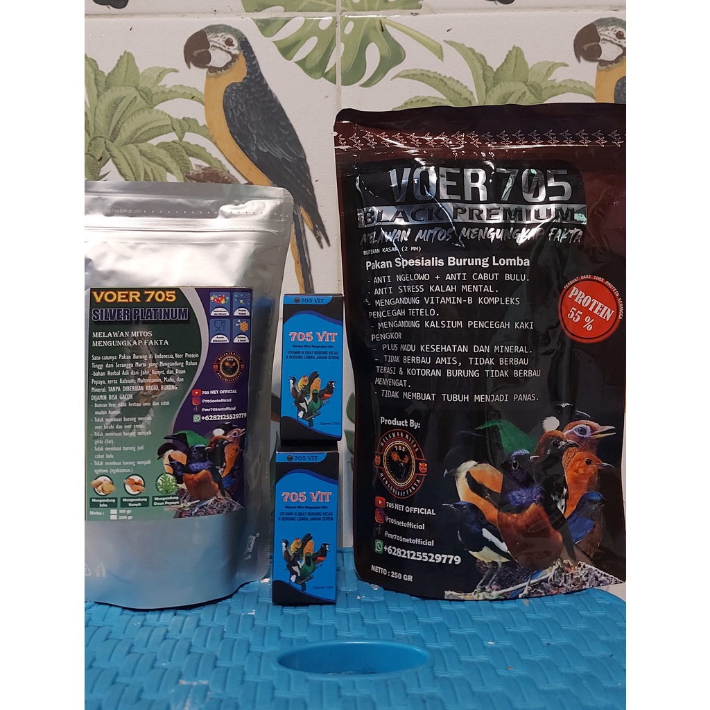 PAKET BUNDLING 2 705 VIT + 1 VOER 705 BLACK PREMIUM (250) + BONUS 1 VOER 705 SILVER PLATINUM