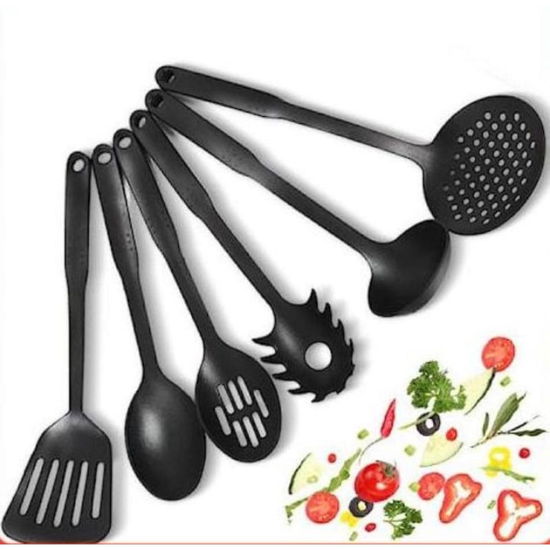 SPATULA SET 6IN1/SPATULA NYLON MURAH