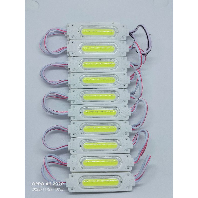 led modul 6 mata bening 12 &amp; 24 volt,lampu led kapsul modul cob 6818