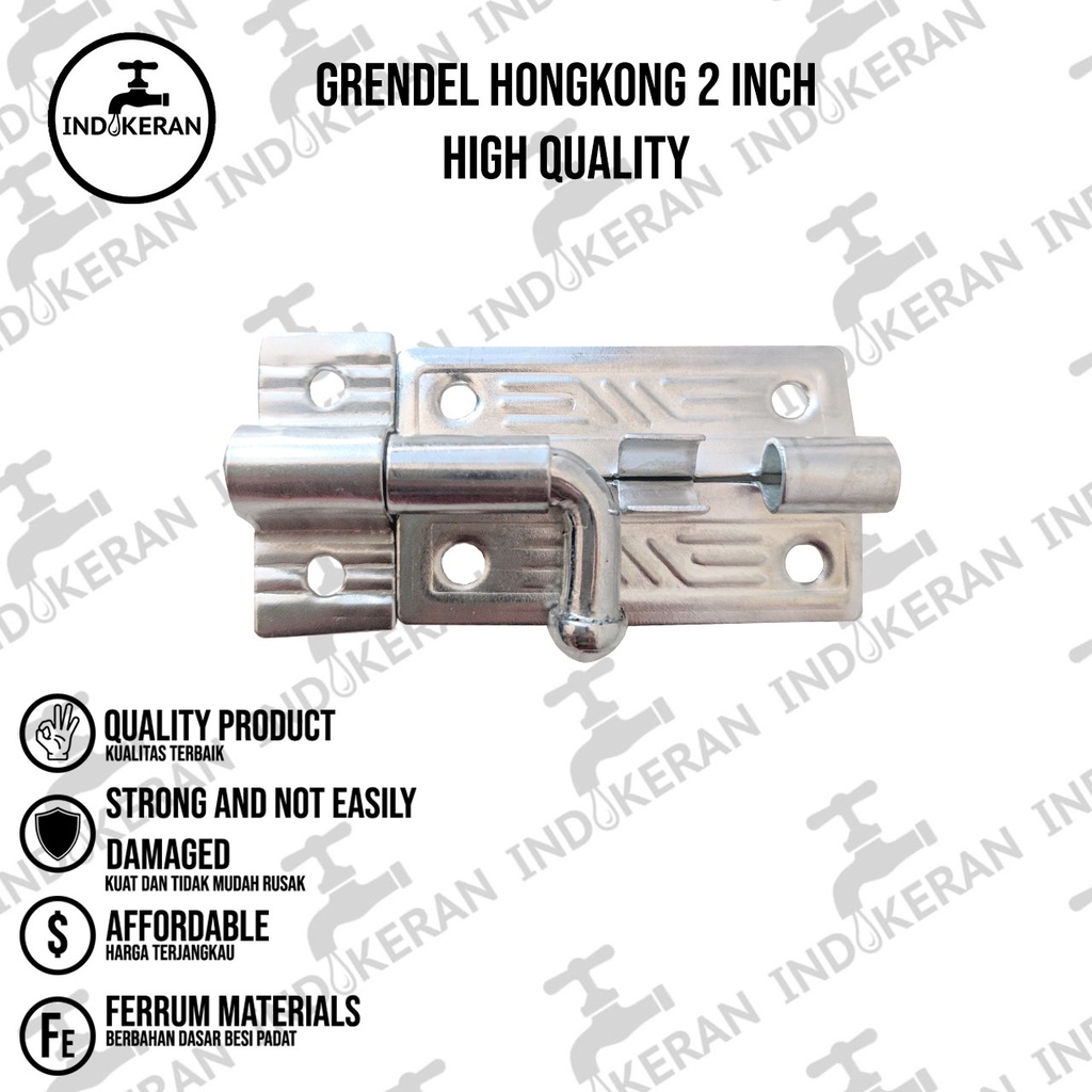 INDOKERAN - Grendel Hongkong - 2 Inch - High Quality