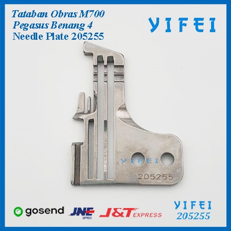 Tataban Mesin Obras Benang 4 Pegasus M700/Needle Plate YIFEI 205255