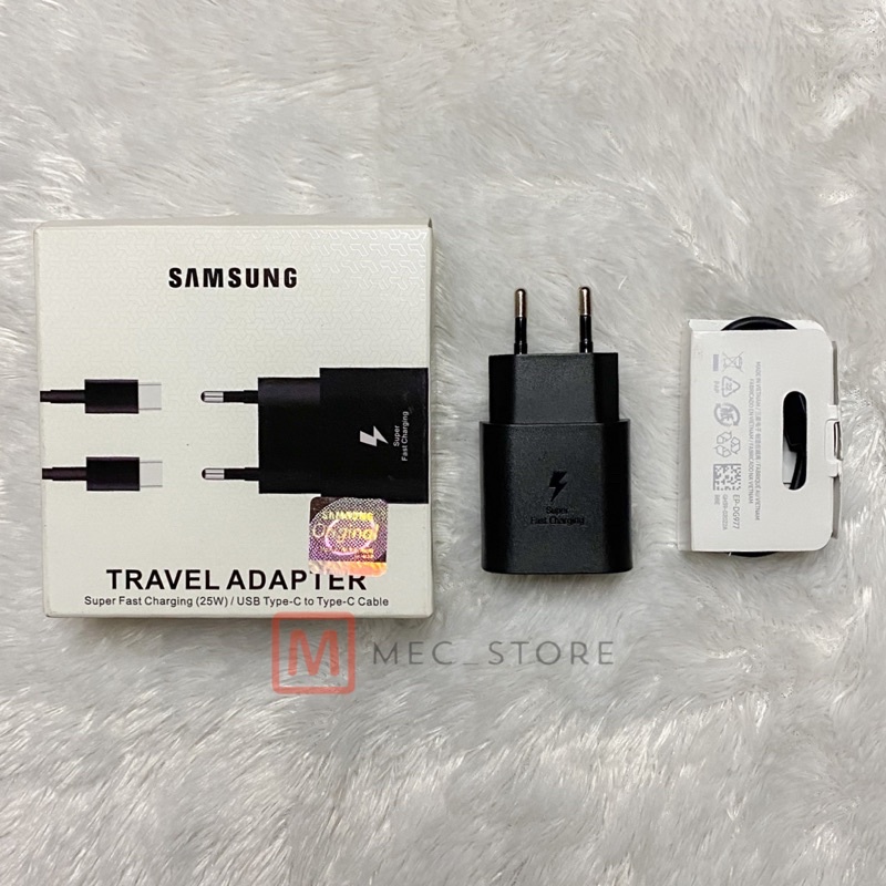 Charger Samsung Tipe C Ke Type C 25W ORIGINAL A70 , A70S , NOTE 10 , NOTE 10 PLUS