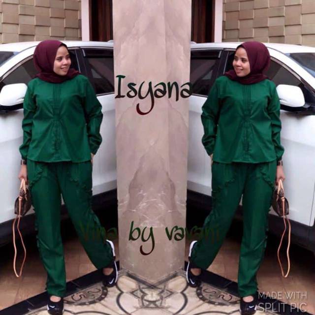 SETELAN CELANA ISYANA VINA BY VAVANI ORIGINAL