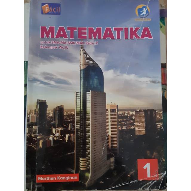 Buku Paket Matematika Wajib SMA Kelas 10 K13 Revisi Grafindo