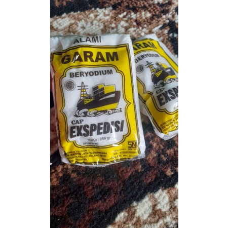 

Murah✔Garam Beryodium 250 gr Cap Kapal