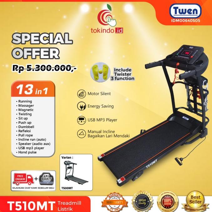 Treadmill Twen T510MT / Treadmill Listrik / Treadmill Elektrik