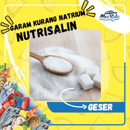 

Nutrisalin Garam Sehat Dapur Rendah Natrium Salt Diet Darah Tinggi