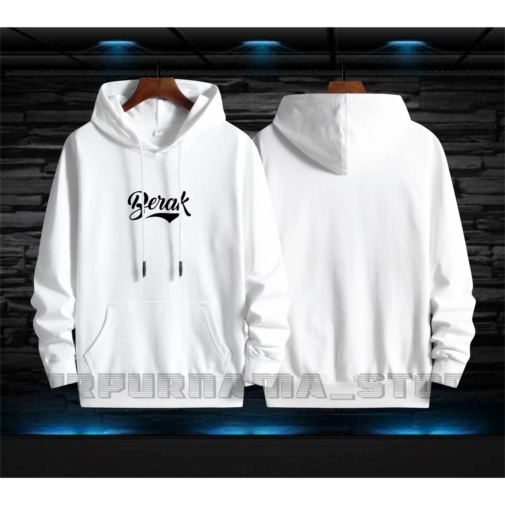 SWEATER HOODIE - Jaket Distro Zipper - Jaket Sweater Hoodie Resleting Pria Berak