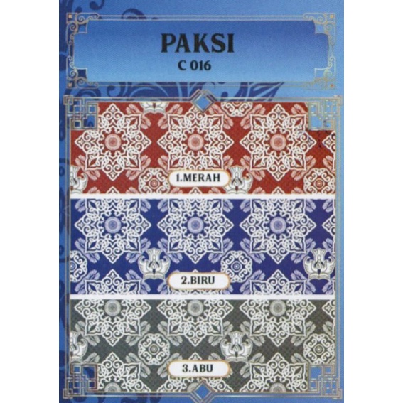Kain Batik Meteran Motif "PAKSI" Seragam Sekolah SD/SMP/SMA Code C016