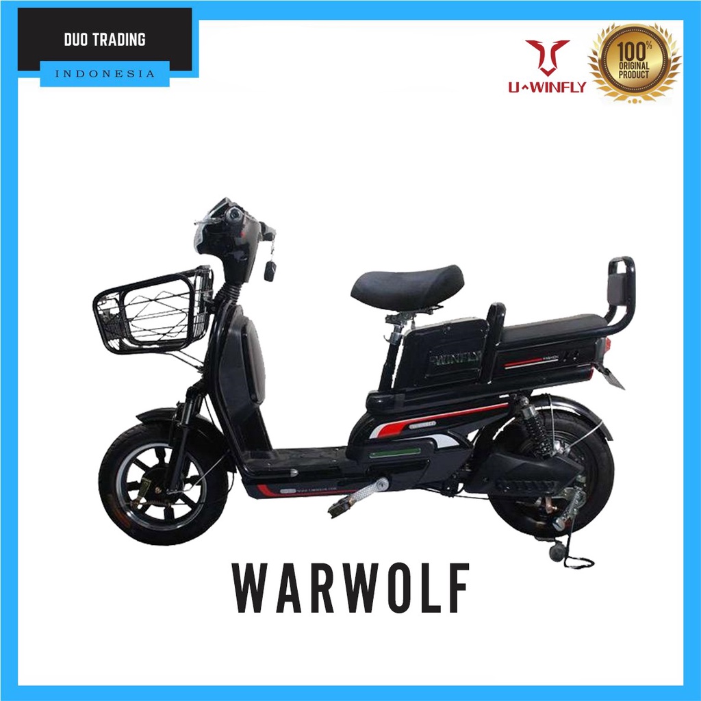 SEPEDA LISTRIK UWINFLY WARWOLF TERBARU SEPEDA LISTRIK U WINFLY