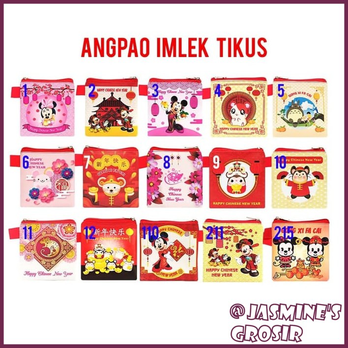 

Angpao Imlek Tikus Pouch Tahun Baru Cina Sincia Hongpao