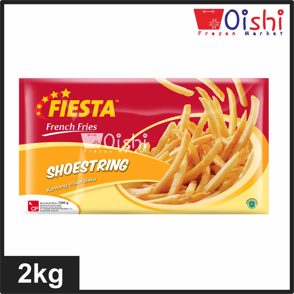 

Fiesta Kentang Goreng Iris Beku - French Fries Shoestring 2kg