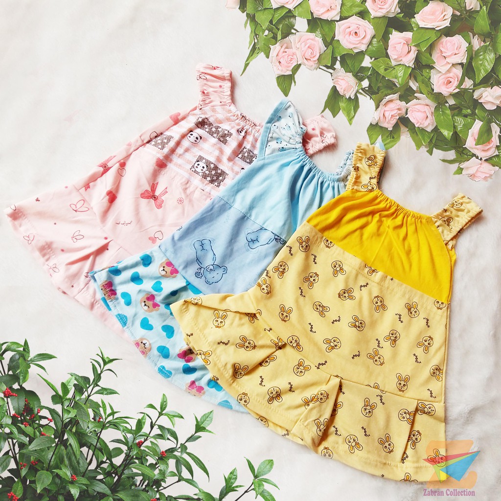 Isi 6 Daster Anak Harian Perempuan 1 Sampai 3 Tahun