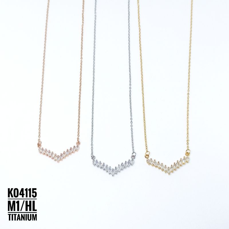 Kalung Titanium Fuji (BEST SELLER) K04115